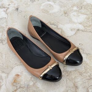 Tory Burch Pacey Leather Ballet Flats - Classic & Chic!